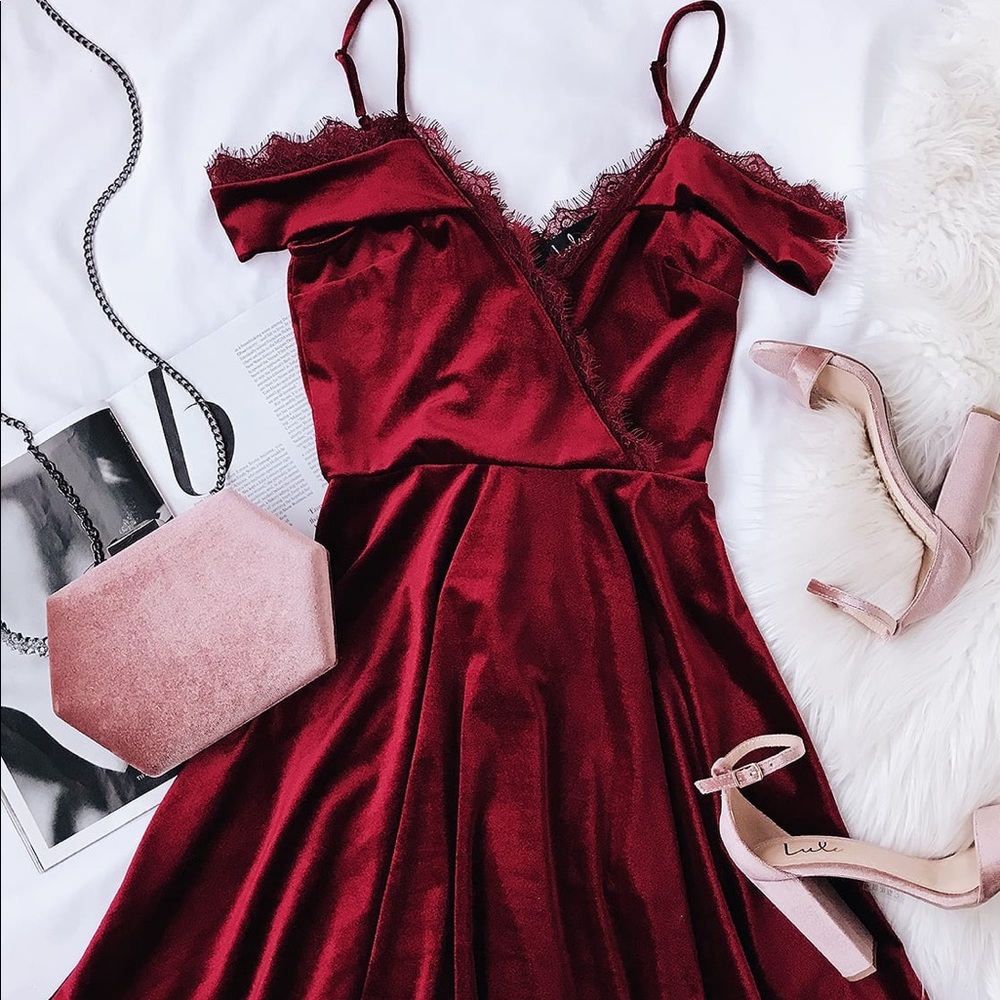 Red Velvet Minidress